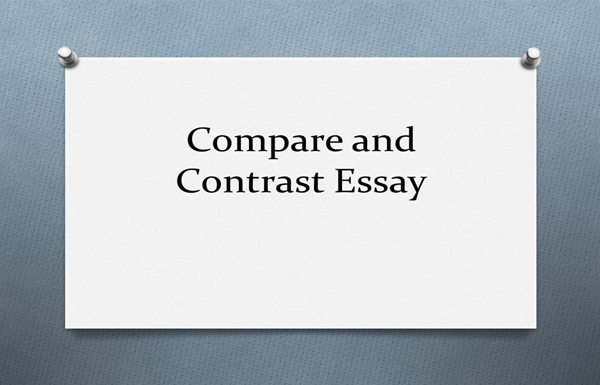 Compare and Contrast Essay代写