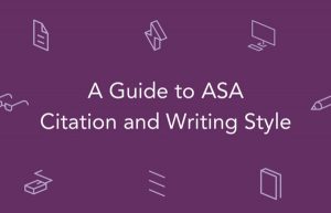 ASA引用和寫作風格指南